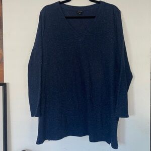 H-Jill Wearever Collection Navy Blue Sweater Women’s Size XL